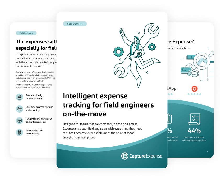 Capture Expense brochure for field engineers