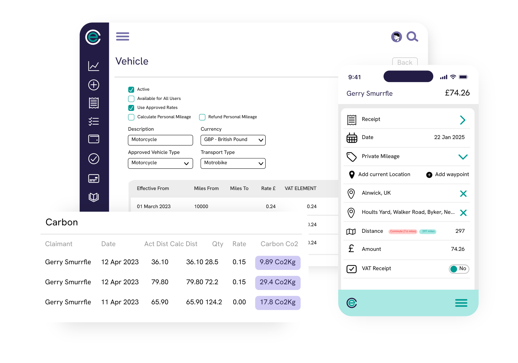 carbon reporting, carbon tracking